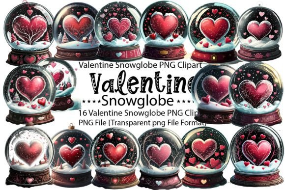 Download Valentine Snowglobe PNG Bundle - Premium Resources